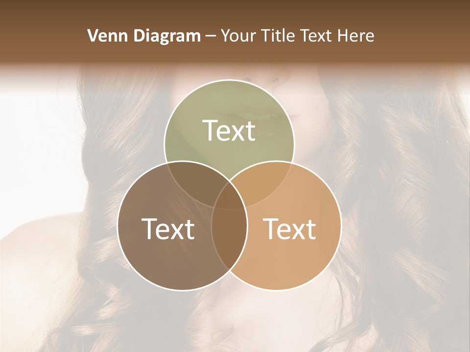 Adult Freshness Woman PowerPoint Template