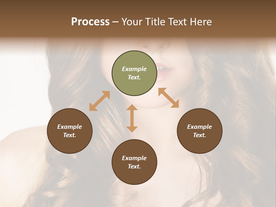 Adult Freshness Woman PowerPoint Template