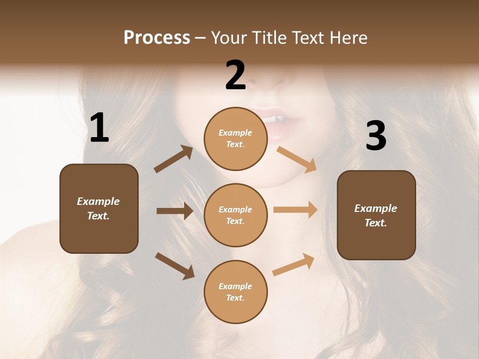 Adult Freshness Woman PowerPoint Template