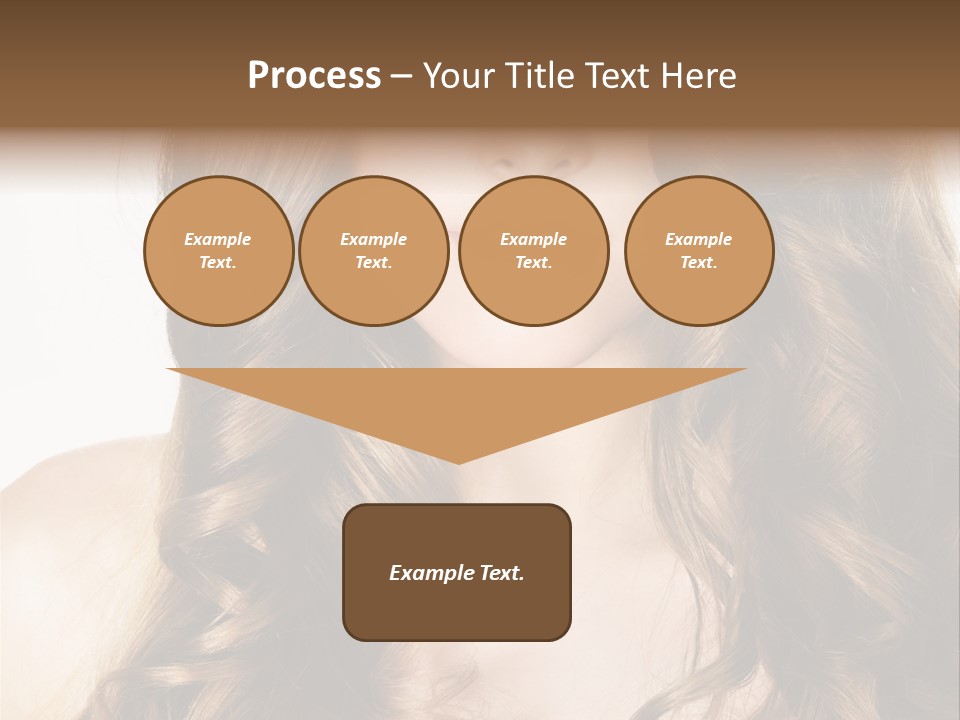 Adult Freshness Woman PowerPoint Template