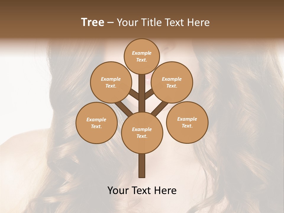 Adult Freshness Woman PowerPoint Template