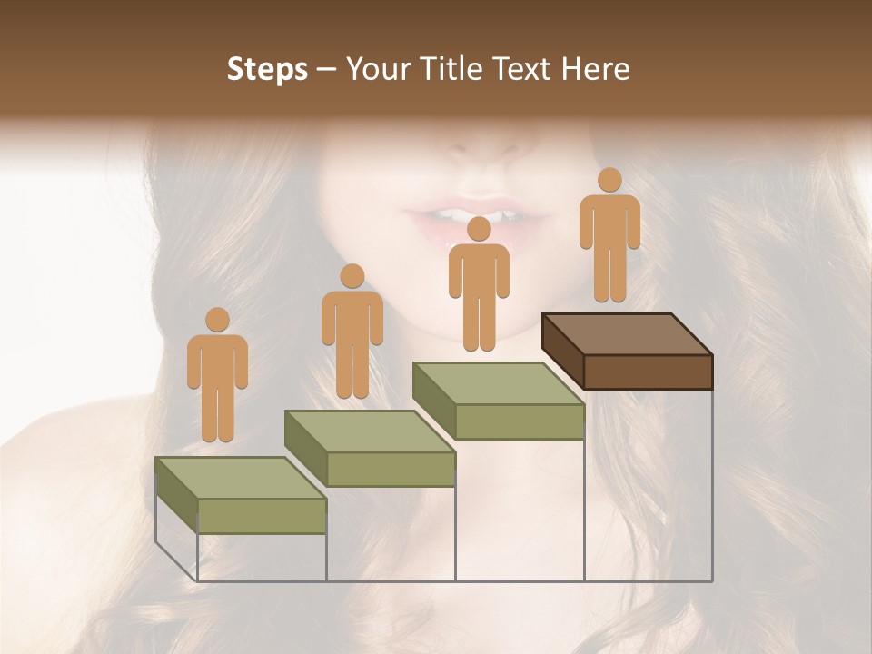 Adult Freshness Woman PowerPoint Template