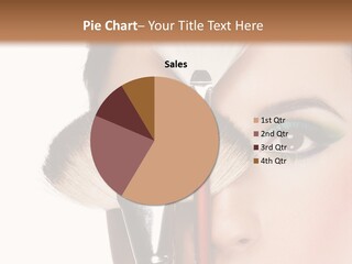 Model Face Make Up PowerPoint Template