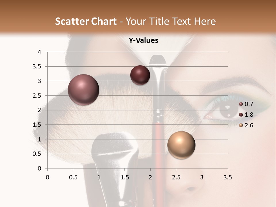 Model Face Make Up PowerPoint Template