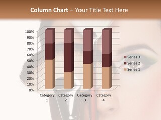 Model Face Make Up PowerPoint Template