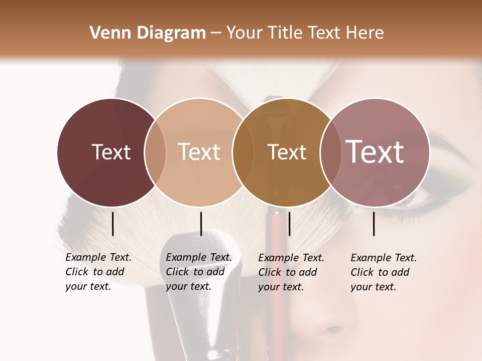 Model Face Make Up PowerPoint Template