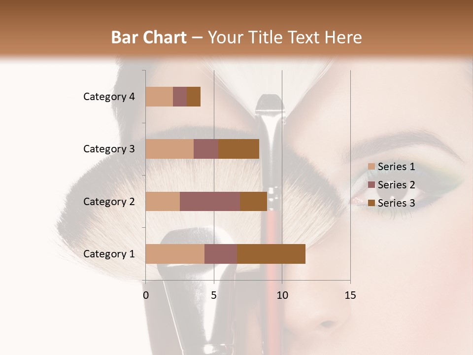 Model Face Make Up PowerPoint Template
