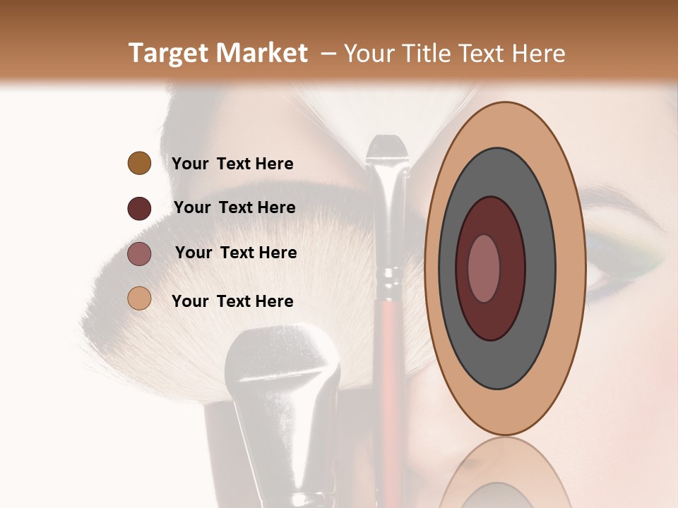 Model Face Make Up PowerPoint Template