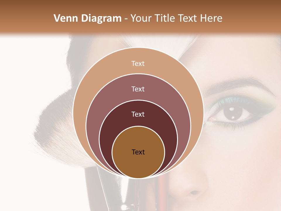 Model Face Make Up PowerPoint Template