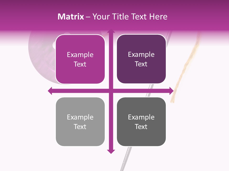 Cutout Button Symbol PowerPoint Template