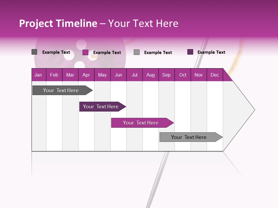 Cutout Button Symbol PowerPoint Template