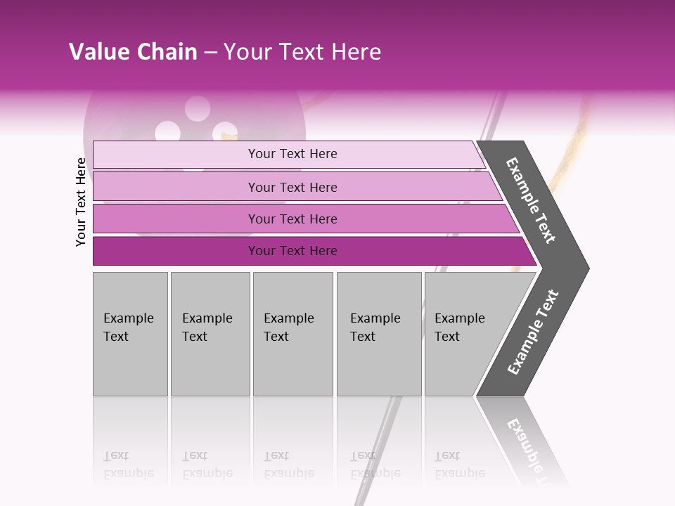 Cutout Button Symbol PowerPoint Template