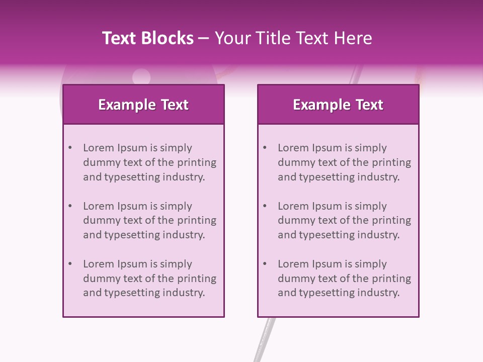 Cutout Button Symbol PowerPoint Template