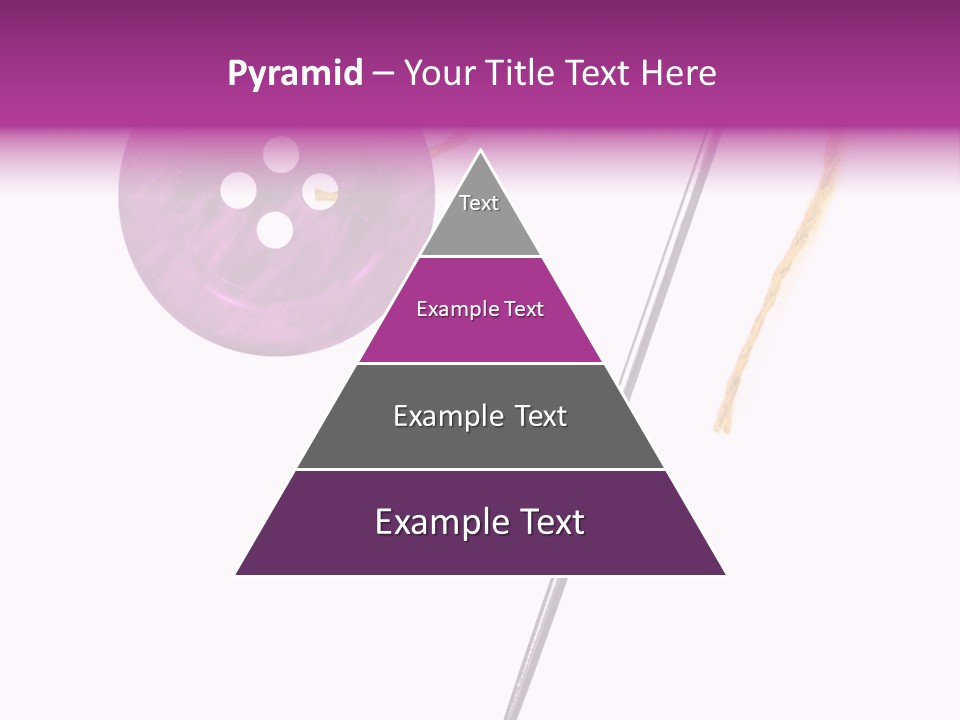 Cutout Button Symbol PowerPoint Template