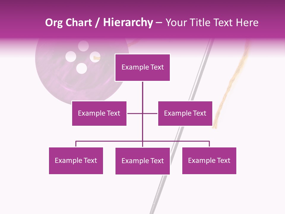 Cutout Button Symbol PowerPoint Template