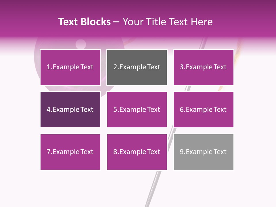 Cutout Button Symbol PowerPoint Template