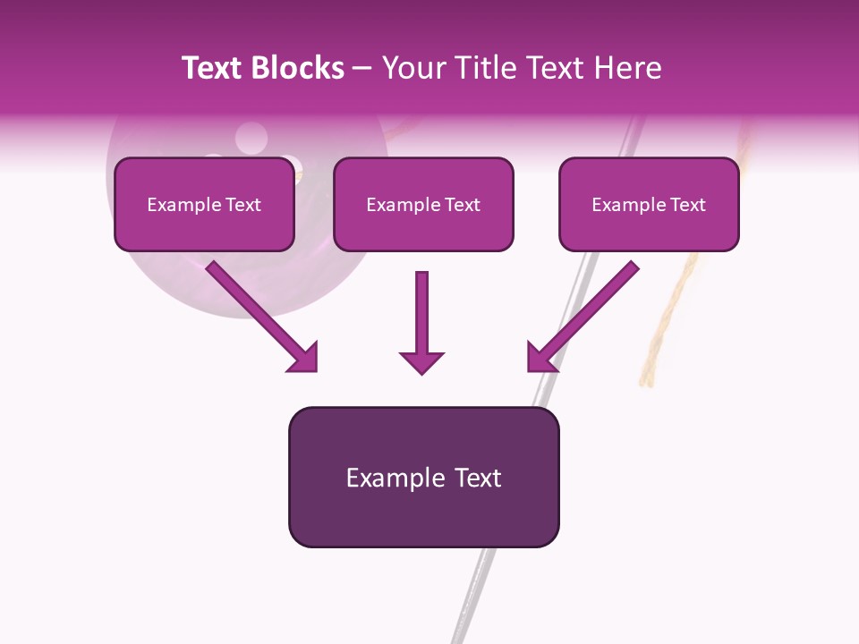 Cutout Button Symbol PowerPoint Template
