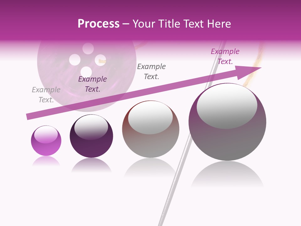 Cutout Button Symbol PowerPoint Template