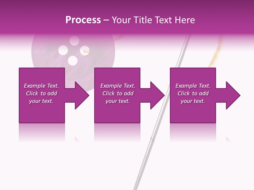 Cutout Button Symbol PowerPoint Template