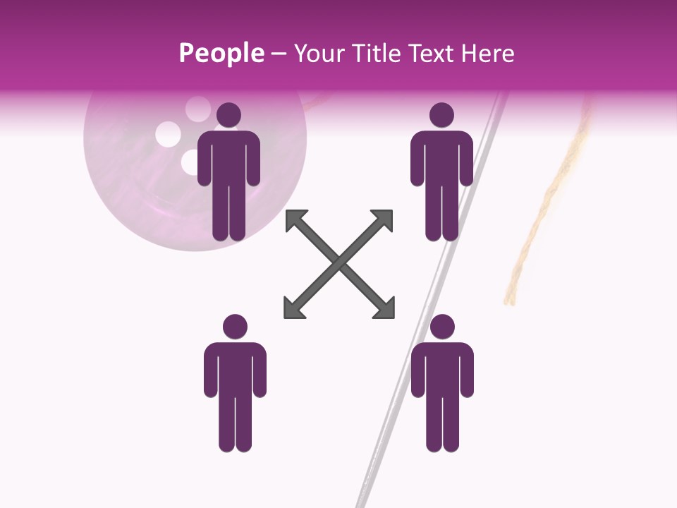 Cutout Button Symbol PowerPoint Template