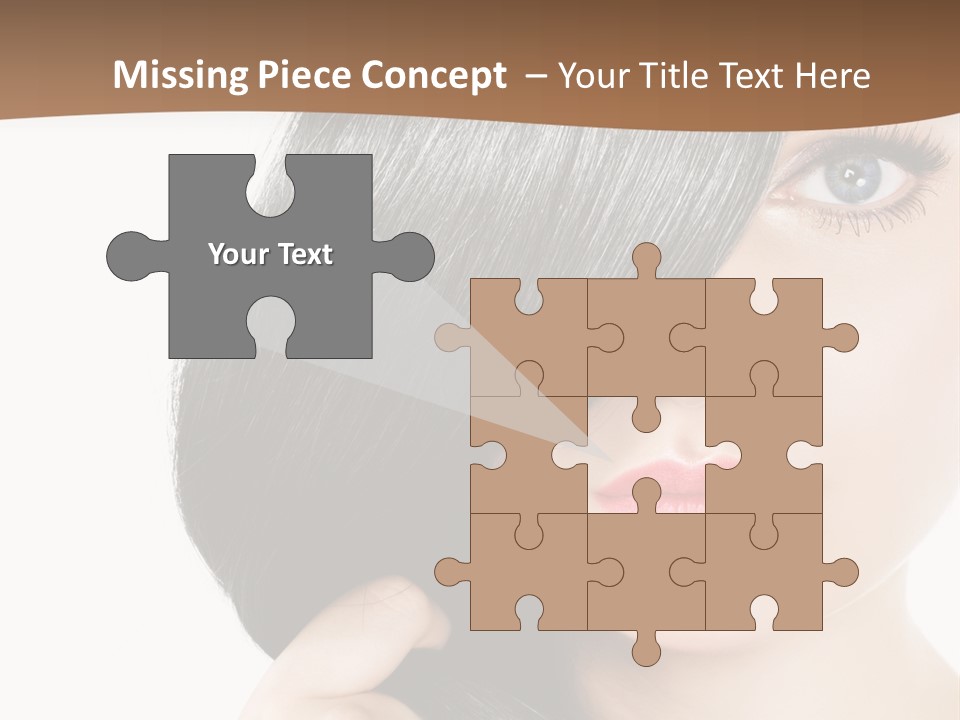 Elegant Female Lips PowerPoint Template