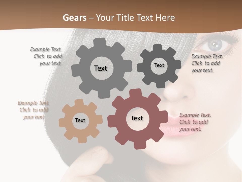 Elegant Female Lips PowerPoint Template