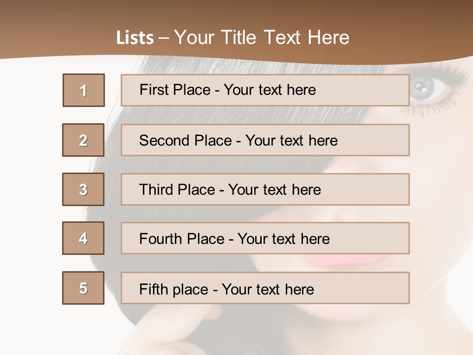 Elegant Female Lips PowerPoint Template