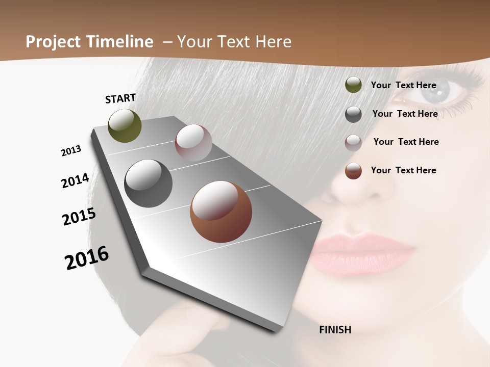 Elegant Female Lips PowerPoint Template
