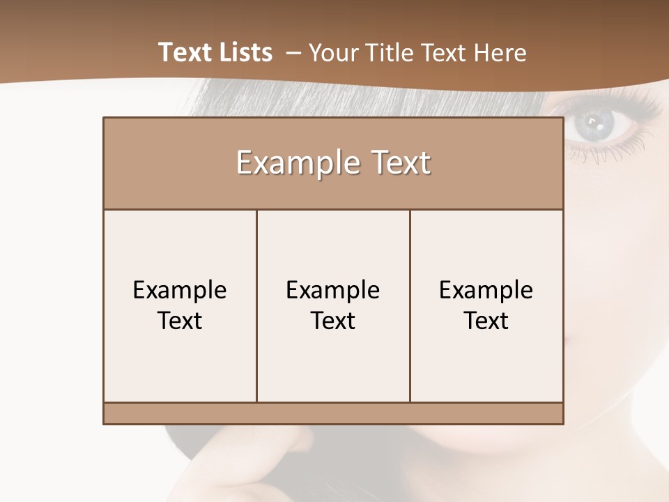 Elegant Female Lips PowerPoint Template