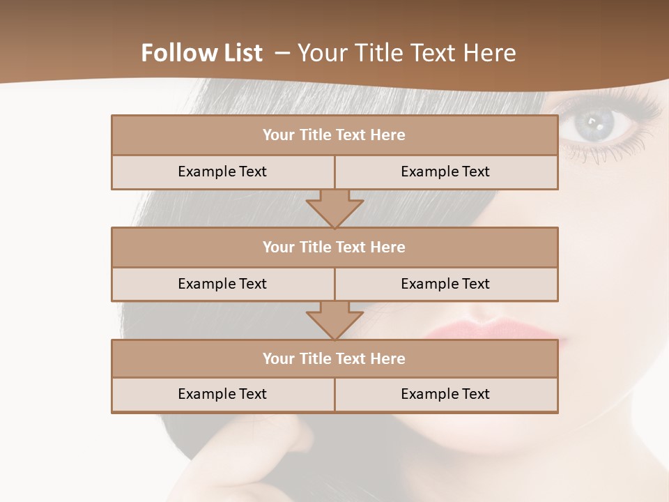 Elegant Female Lips PowerPoint Template