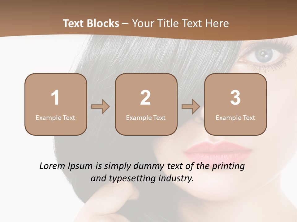 Elegant Female Lips PowerPoint Template