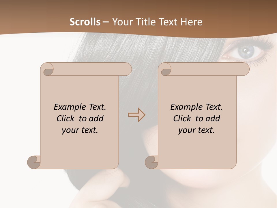 Elegant Female Lips PowerPoint Template