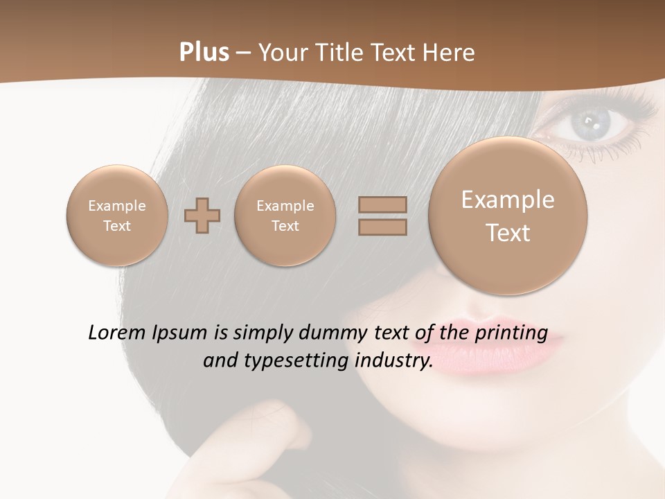 Elegant Female Lips PowerPoint Template
