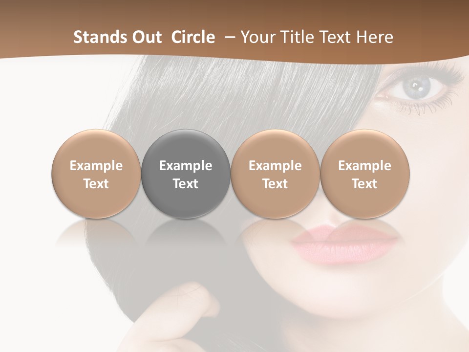 Elegant Female Lips PowerPoint Template