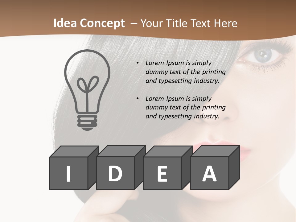 Elegant Female Lips PowerPoint Template