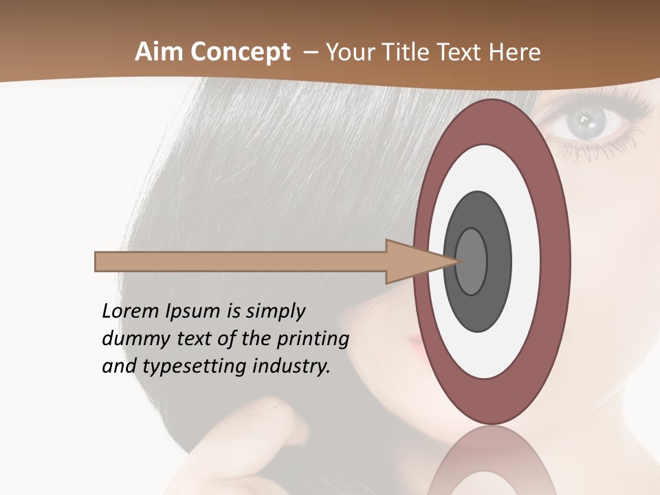 Elegant Female Lips PowerPoint Template