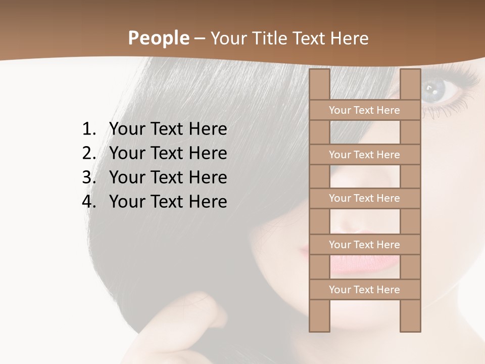 Elegant Female Lips PowerPoint Template