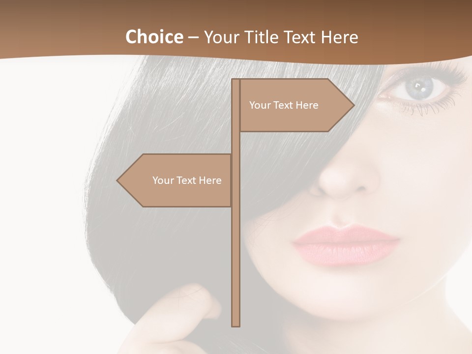 Elegant Female Lips PowerPoint Template