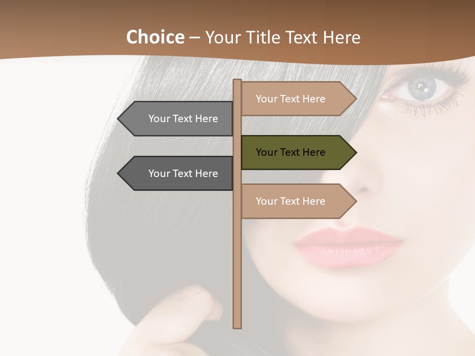 Elegant Female Lips PowerPoint Template