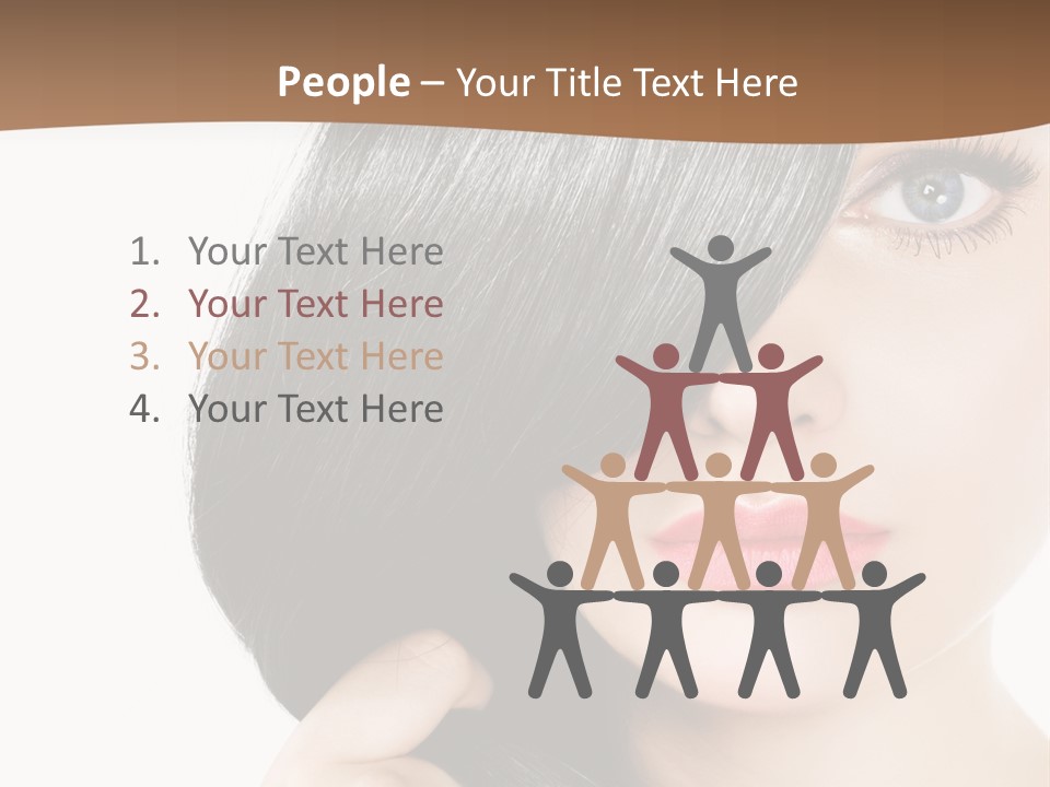 Elegant Female Lips PowerPoint Template