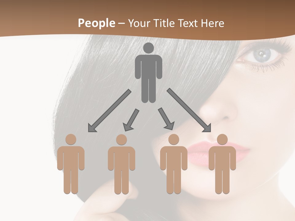 Elegant Female Lips PowerPoint Template