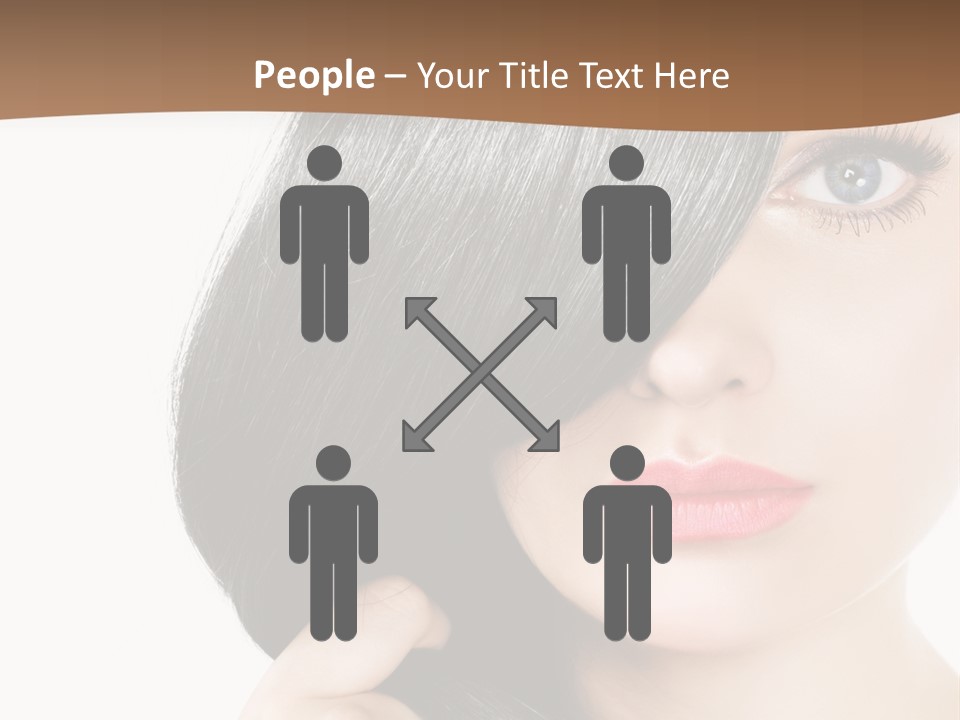 Elegant Female Lips PowerPoint Template