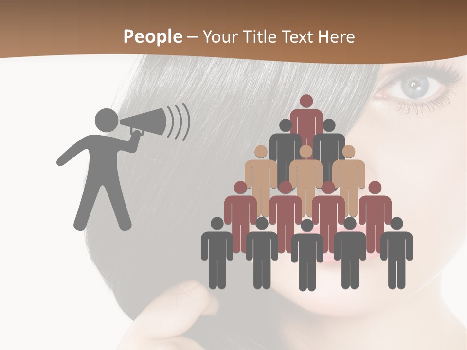 Elegant Female Lips PowerPoint Template