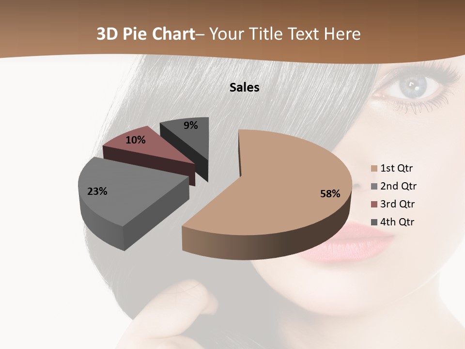 Elegant Female Lips PowerPoint Template