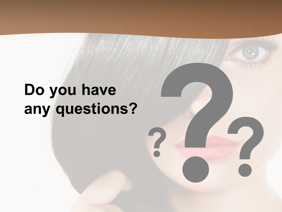 Elegant Female Lips PowerPoint Template