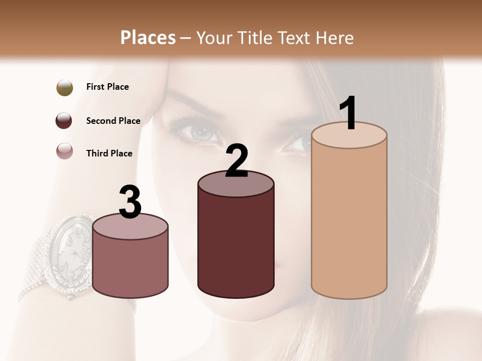 Red Stylish Hand PowerPoint Template