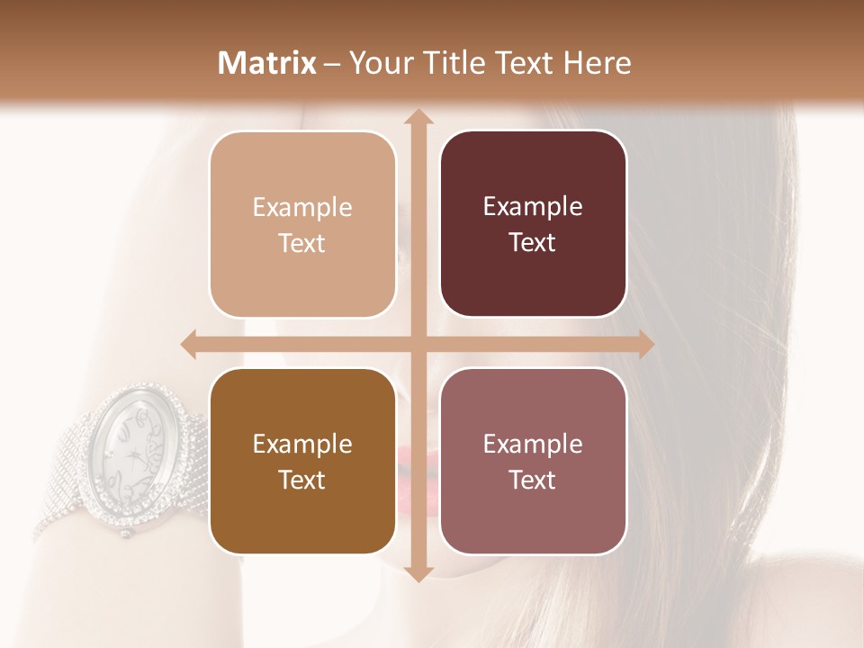 Red Stylish Hand PowerPoint Template