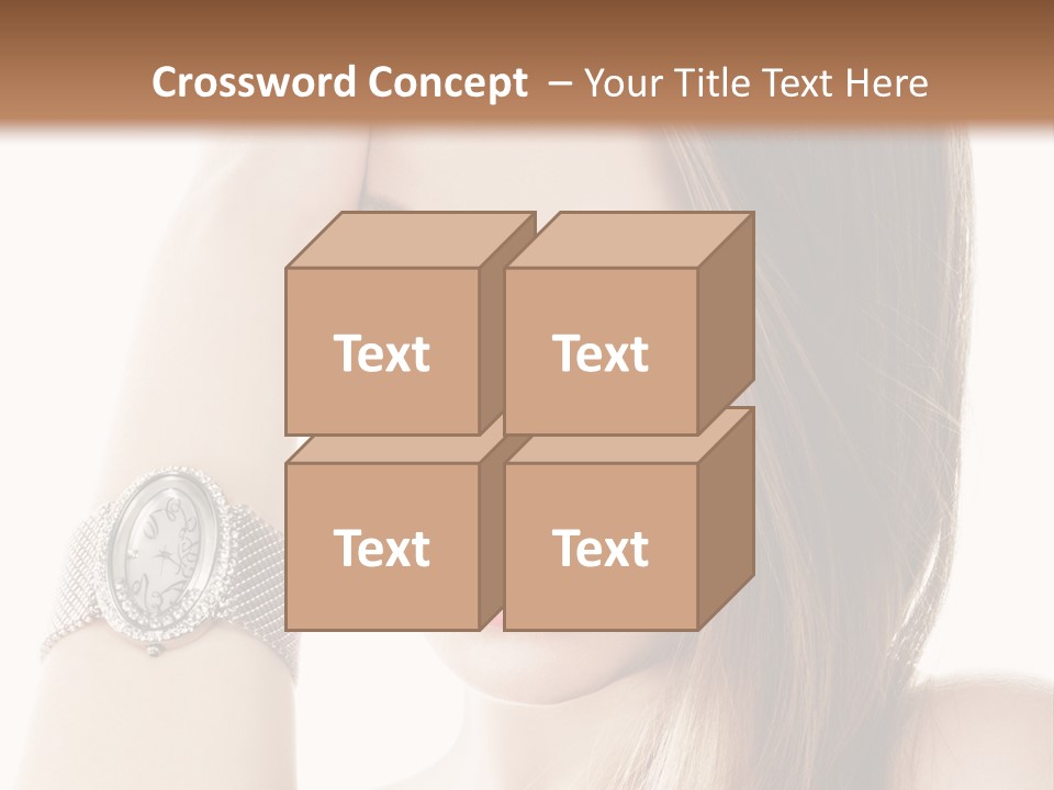 Red Stylish Hand PowerPoint Template