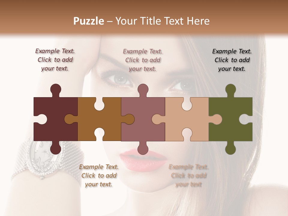 Red Stylish Hand PowerPoint Template