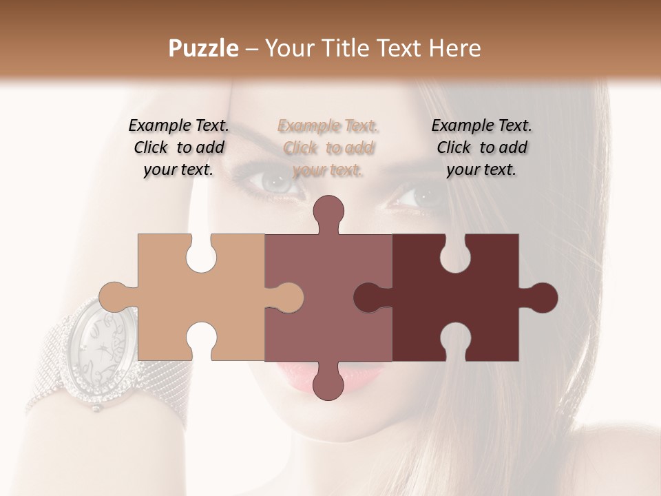 Red Stylish Hand PowerPoint Template